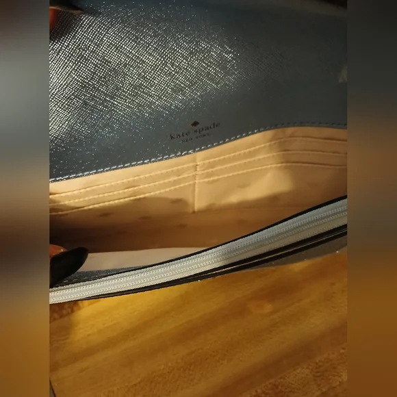 KATE SPADE NEW YORK NWT FROSTY SKY FLAP ENVELOPE CROSSBODY - Picture 12 of 13